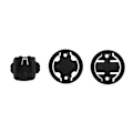 Miniatyrbillede 8 af 8: Cykelcomputer Styrstamme Top Cap Mount Holder CNC Aluminium Legering Cykelcomputer Mount Beslag til Cateye til Garmin Sort