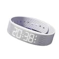 Fitsleeps Silent Vibrating Alarm Clock in White White
