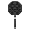 Miniatyrbillede 5 af 8: Non-Stick Takoyaki Grillpande - 12 Hulrum, Aluminium Bageform til Oktopusbolle og Pandekagefremstilling