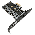 Pikkukuva 6 / 8: PCIE - SATA -laajennuskortti 6Gbps PCIE - SATA3.0 M2 NGFF -laajennuskorttisovitin WinXP:lle Win7 8 10 11:lle Linuxille M2 SATA -nousukortti