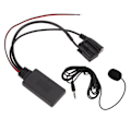 Pikkukuva 1 / 8: Auton Bluetooth 5.0 AUX Audio -sovitinkaapeli mikrofonisarja handsfree-korvaus Ford 6000CD -stereolle