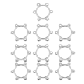 Pikkukuva 1 / 8: Pyörän Vapaarattaan Kierteinen Navan Levyjarrun Rotori 6 Pultti Rotori Adapteri Osa (48mm)