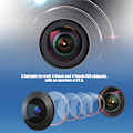 Miniatyrbillede 8 af 8: Nyt 5mp 1.7mm 170° Vidvinkel LINS Sikkerhed Fisheye View til CCTV Kamera
