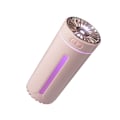Pikkukuva 5 / 5: Auton ilmankostutin 300 ml Kapasiteetti Värikäs yövalo Mini USB Kannettava eteerisen öljyn diffuusori kotitoimistoon Vaaleanpunainen