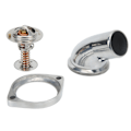 Miniatyrbillede 5 af 8: 45 Graders Vandhalshus med Termostat 90916‑03046 Udskiftning til LS LS1 LS2 LS7 Krom