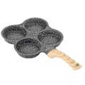 Miniatyrbillede 8 af 8: Non-Stick 4-Huls Æggepande: Perfekt til Induktionsplader og Gasskomfur