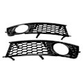 Miniatyrbilde 1 av 8: 2 stk Bil Front Bumper Tåkelysgrill Nedre Side Tåkelysgrill for Audi A4 B6 2002-2005