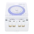 Miniatyrbilde 3 av 8: TB‑388 24 Timersbryter Programmerbar Kvartsstyrt Trinmotortimer AC100‑240V 50/60Hz