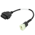 Miniatyrbilde 1 av 8: OBD2 6-pinners diagnosekabelkonverteringsadapter for motorsykkel for Delphi ECU med tilkobling