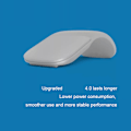 Miniatyrbillede 5 af 8: Bluetooth Foldbar Trådløs Ergonomisk Arc Touch Computermus Stille PC Mus