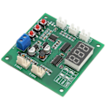 Miniatyrbild 4 av 8: DC10‑60V 2-kanals 4-tråds fläkt PWM temperaturhastighetsregulator styrmodul interna fläktkomponenter