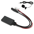 Miniatyrbillede 8 af 8: Bluetooth Audio AUX-indgangsadapter Mikrofon Håndfri kabelforbindelse passer til Suzuki Swift/Vitra/Jimny