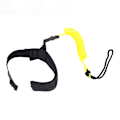 Miniatyrbillede 5 af 8: Stand Up Paddleboard 5mm Spiralformet Benrem / Surfboard Leash (gul)