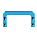 Miniatyrbillede 4 af 8: Opgraderingstilbehør Aluminium Legering Servo Fastgørelsesbeslag til Wltoys 12428 / FY03 RC Bil