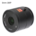 Miniatyrbillede 1 af 8: 6mm 3MP HD F1.4 1/2.5 CS Mount CCTV-objektiv til kamera