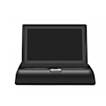 Miniatyrbild 2 av 5: 4,3 tums Backup Camera Foldble Black High Definition Pålitlig Backup Camera Monitor för bilar