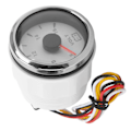 Miniatyrbillede 7 af 8: 52 mm marin spændingsmåler 8‑16V viser 7 farver baggrundsbelysning IP67 vandtæt voltmeter til båd RV bil 9‑32V Hvid
