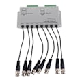 Miniatyrbilde 1 av 8: 8CH HD BNC Hann til UTP Kabel Transceiver Adapter CCTV Passiv Video Balun for Kamerasystem