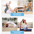 Pikkukuva 6 / 8: EVA Liukumaton Fitness- ja Jooga-alusta - 4MM Ohut, Kotikuntosalin Harjoitusalustat Pilates- ja Joogakäyttöön