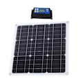 Miniatyrbillede 8 af 8: 30W Solpanel Kit med Dobbelt USB DC Udgang Solceller 100A Controller til Bilbatteri Båd