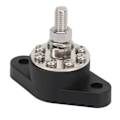 Miniatyrbillede 7 af 8: 180A DC48V distributionsboltkoblingsstolpe med 8 tilslutningsblokke 3/8in Generelle batterikoblingsbolte til autocampere, både, Sort