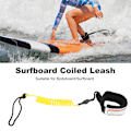 Miniatyrbillede 7 af 8: Stand Up Paddleboard 5mm Spiralformet Benrem / Surfboard Leash (gul)