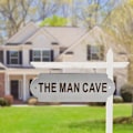 Miniatyrbillede 5 af 8: Rustfrit Stål Hækkepost Havehus Hjem Dør Port Toilet Advarselsskilte med Monteringsskruer THE MAN CAVE