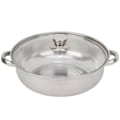 Miniatyrbillede 4 af 8: 2-lags Rustfrit Stål Dampkoger - 27cm/11in, Kogegryde, Dobbeltkedel, Suppe Dampkoger