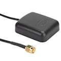 Miniatyrbillede 3 af 8: 3 meter / 9,8 fod GPS-antenne til bil med SMA-stik, antennekabel, magnetisk base, DVD-navigation, signalforstærker