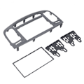Miniatyrbilde 2 av 8: 2DIN Bilstereo Radio Fascia Dash Panel DVD Ramme ABS Erstatning for Accent 2009‑2012