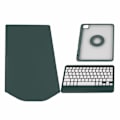 Miniatyrbilde 4 av 8: Vertikalt Tastatur med Etui Mørkegrønn Ergonomisk Magnetisk Avtakbar Vertikal Tastatur med Etui Pennholder for IOS Nettbrett