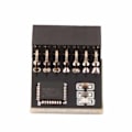 Miniatyrbillede 1 af 8: TPM 2.0 Modul 14Pin SPI TPM 2.0 Krypteringssikkerhedsmodul Fjernkort til ASUS Bundkort