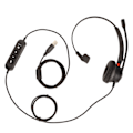 Miniatyrbild 6 av 8: USB-headset för affärer med ENC-brusreducering, ensidig, trådbunden, PC-hörlurar med volymjustering för högtalare och mikrofonavstängning