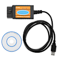 Pikkukuva 1 / 8: USB-auton diagnostiikkatyökalu Autoskanneri Vikakoodinlukijakaapeli Sopii Fordiin