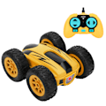Pikkukuva 2 / 8: Mini Stunt 2.4G Nopea Kaksipuolinen 360 Asteen Kiertävä Langaton RC-Auto Nelipyöräveto (Keltainen)