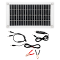 Miniatyrbillede 1 af 8: 10W 18V Solpanelcellemodul 12V Telefonoplader SemiFleksibel Dobbelt USbDC Udgang