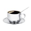 Miniatyrbillede 4 af 8: Isoleret Rustfrit Stål Kaffe Kop Sæt med Underkop og Ske