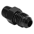 Miniatyrbillede 2 af 8: Brændstofrør lige adapter 4 AN til 1/8 NPT slangerør 6061‑T6 aluminium sort anodiseret