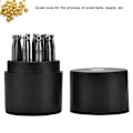Miniatyrbillede 8 af 8: 17 stk. Dapping Punches Smykker Guldsmedsfremstilling Doming Tool Dapping Block Punch