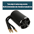 Miniatyrbilde 8 av 8: For SURPASS HOBBY 4-polet børsteløs motor svart for 5,0 mm 3660 3500 KV RC båtdel