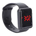 Miniatyrbild 7 av 8: Luminous Elektronisk Klocka Trendig Stilren Armbandsur Digital Klocka Armband Svart