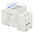 Miniatyrbild 4 av 8: Digital Analog Timerbrytare DIN-skena Stor Skärmdisplay Programmerbar 85‑265V 16A