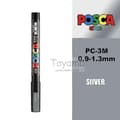 Uni Posca PC-3M Fin Spetsmarkör 0,9-1,3 mm Vattenbaserad 24 Färger Konstmarkörer sliver