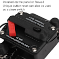 Miniatyrbilde 8 av 8: 12V 30A/40A/60A Bilstereo Audio Tilbakestillbar Inline Sikringsbryter Selvtilbakestilling Sikring (60A)
