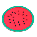 Miniatyrbilde 7 av 8: Vannmelonformet Silikon-Kork Underlag for Bord