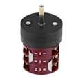 Miniatyrbild 4 av 8: 220V/380V 32A Däckväxlare Maskinmotor Framåt Backströmbrytare Vridbordspedalströmbrytare