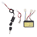 Miniatyrbillede 2 af 8: Børstemotorhastighedsregulator DC12V 250W Hastighedsregulator Modulatorboks til Scooter Go Karts plæneklippere