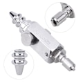 Miniatyrbillede 7 af 8: Professionel Mini Dykkerluftdyse i Rustfrit Stål, 8 cm, Universal, til BCD-Opblæsningsslange, Rengøringsværktøj, Sølv