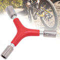 Miniatyrbillede 4 af 8: 3 stk. Y-formet Ekstern Hex Sokkel Trekantnøgle Cykel Cykling Spændetang Kombination Reparationsværktøjer