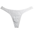 Miesten stringit 4-pakkaus Musta Valkoinen Black White M